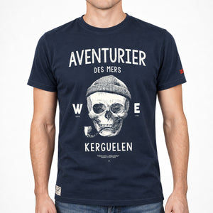 T-shirt Aventurier des Mers Bleu marine