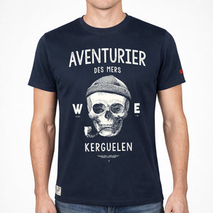 T-shirt Aventurier des Mers Bleu marine