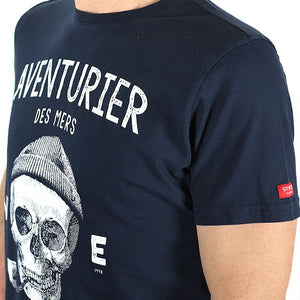 T-shirt Aventurier des Mers Bleu marine