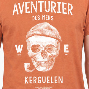 T-shirt Aventurier des Mers orange