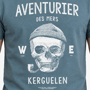 T-shirt Aventurier des Mers Pétrole