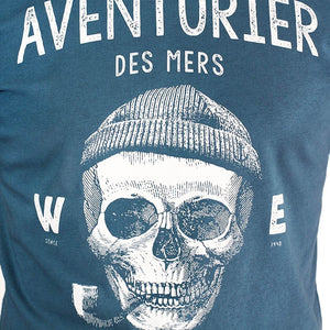 T-shirt Aventurier des Mers Pétrole3