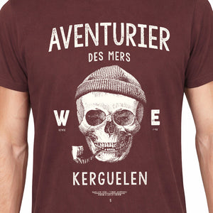 T-shirt Aventurier des Mers Prune