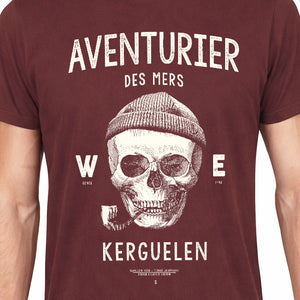 T-shirt Aventurier des Mers Prune