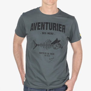 T-shirt Aventurier Pesk kaki