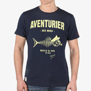 T-shirt Aventurier Pesk marine homme STERED