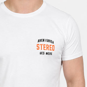 T-shirt Aventurier Remix Dos blanc
