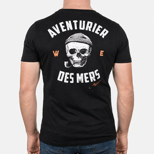 T-shirt Aventurier Remix Dos noir