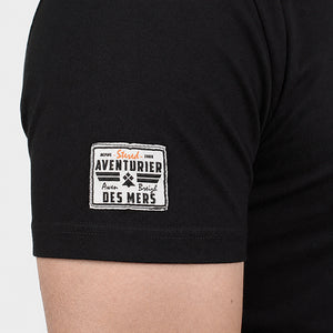 T-shirt Aventurier Remix Dos noir 