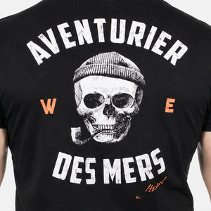T-shirt Aventurier Remix Dos noir