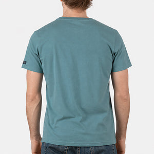T-shirt Aventurier Terres Australes Bleu Petrole