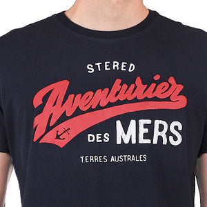T-shirt Aventurier Terres Australes Marine