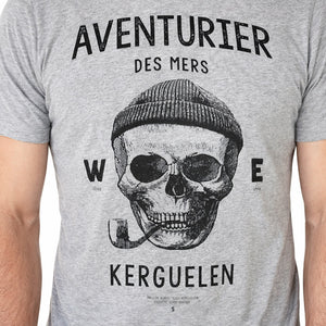 T-shirt Aventurier des Mers gris clair