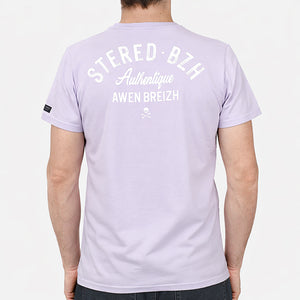 T-shirt Awen BZH Lilas homme STERED
