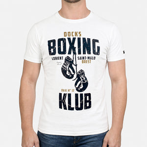 T-shirt Boxing Klub écru Homme STERED