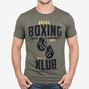 T-shirt Boxing Klub kaki