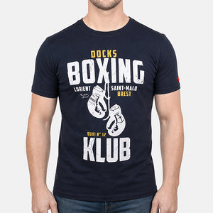 T-shirt Boxing Klub marine Homme STERED
