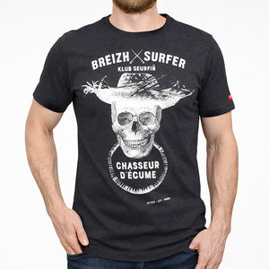 T-shirt Breizh Surfer Anthracite Homme STERED
