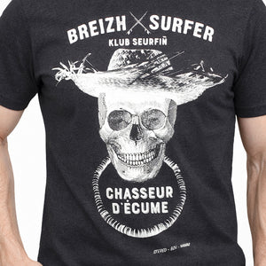 T-shirt Breizh Surfer Anthracite