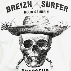 T-shirt Breizh Surfer Blanc