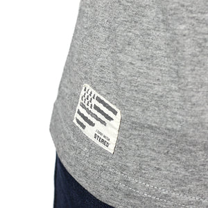 T-shirt Breizh Surfer Gris Clair