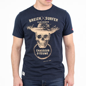 T-shirt Breizh Surfer Marine Homme STERED