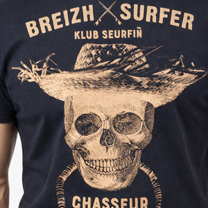T-shirt Breizh Surfer Marine