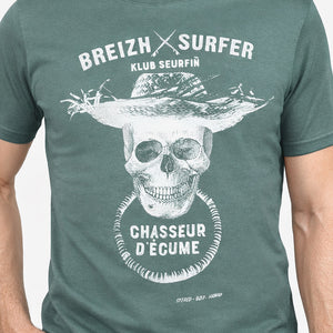 T-shirt Breizh Surfer Vert