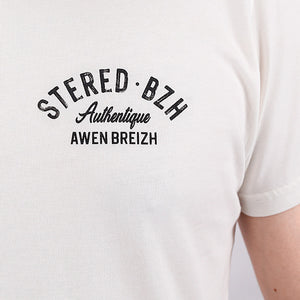 T-shirt BZH Authentique Ecru