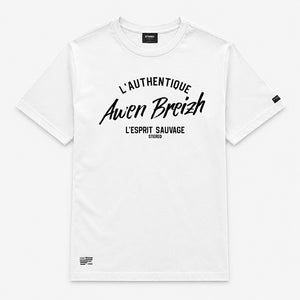 T-shirt l'Authentique Awen Breizh blanc Enfant STERED