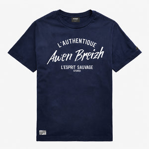 T-shirt l'Authentique Awen Breizh marine Enfant STERED