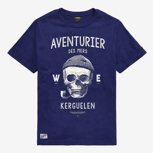 T-shirt Aventurier des mers bleu pivoine Enfant STERED