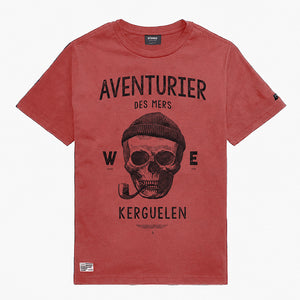 T-shirt Aventurier des mers brique Enfant STERED