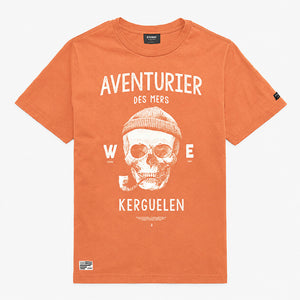 T-shirt Aventurier des mers orange Enfant STERED