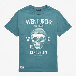 T-shirt Aventurier des mers pétrole Enfant STERED