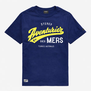 T-shirt Aventurier Terres Australes bleu océan Enfant STERED