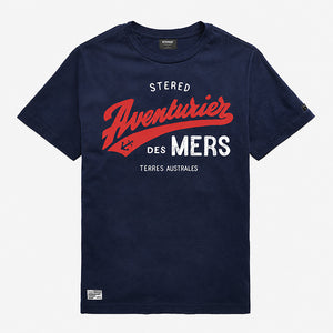 T-shirt Aventurier Terres Australes marine Enfant STERED