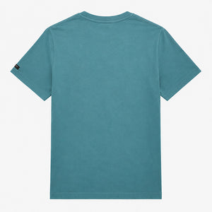 T-shirt Aventurier Terres Australes pétrole