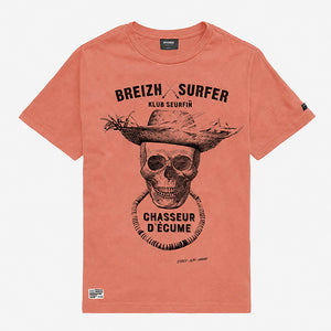 T-shirt Breizh surfer corail Enfant STERED