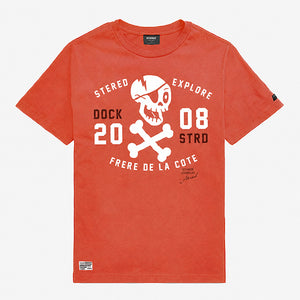 T-shirt Explore rouge magma Enfant STERED