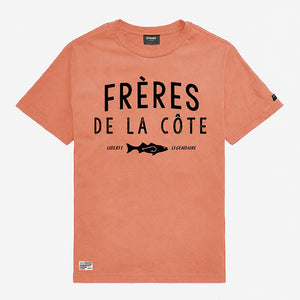 T-shirt Frères de la Côte corail Enfant STERED
