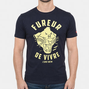 T-shirt Fureur de vivre marine
