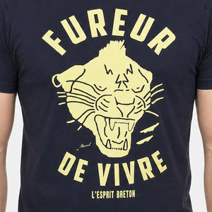 T-shirt Fureur de vivre marine