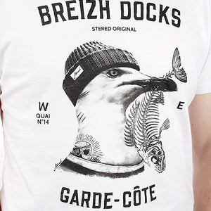 T-shirt Garde-Côte Blanc