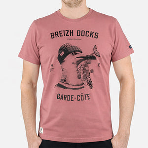 T-shirt Garde-Côte Wine homme STERED