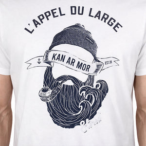 T-shirt L’Appel du large Blanc