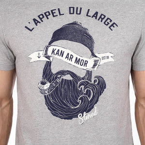 T-shirt L’Appel du large Gris