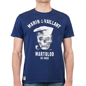 T-shirt marin vaillant bleu Homme STERED