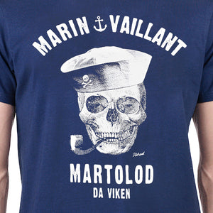 T-shirt marin vaillant bleu
