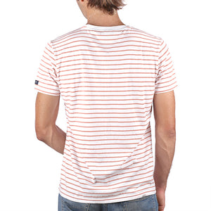 T-shirt marinière aventurier des mers rouille